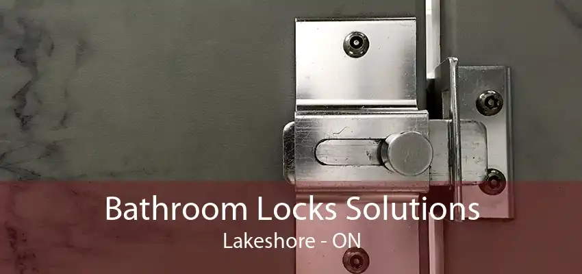 Bathroom Locks Solutions Lakeshore - ON