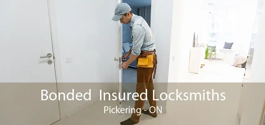 Bonded  Insured Locksmiths Pickering - ON