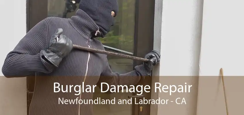 Burglar Damage Repair Newfoundland and Labrador - CA