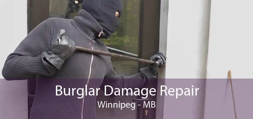 Burglar Damage Repair Winnipeg - MB