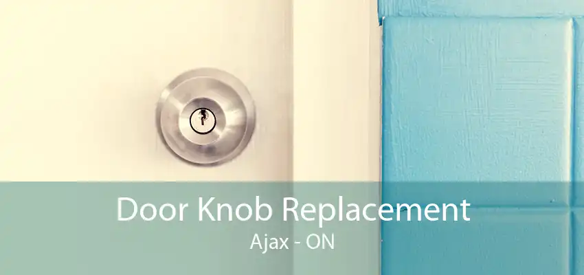 Door Knob Replacement Ajax - ON