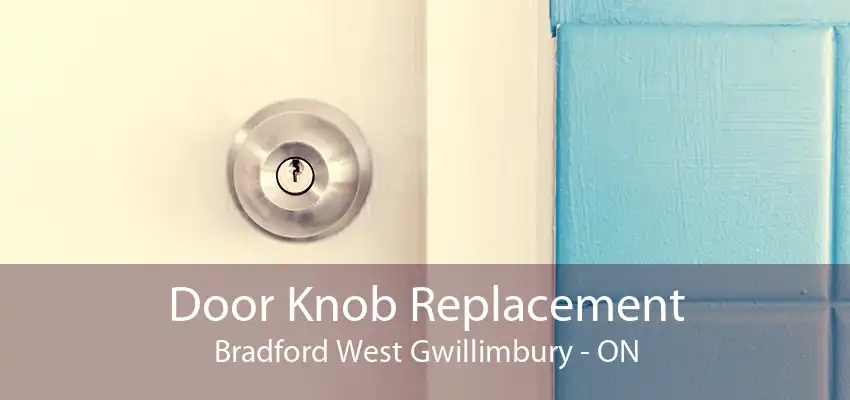 Door Knob Replacement Bradford West Gwillimbury - ON