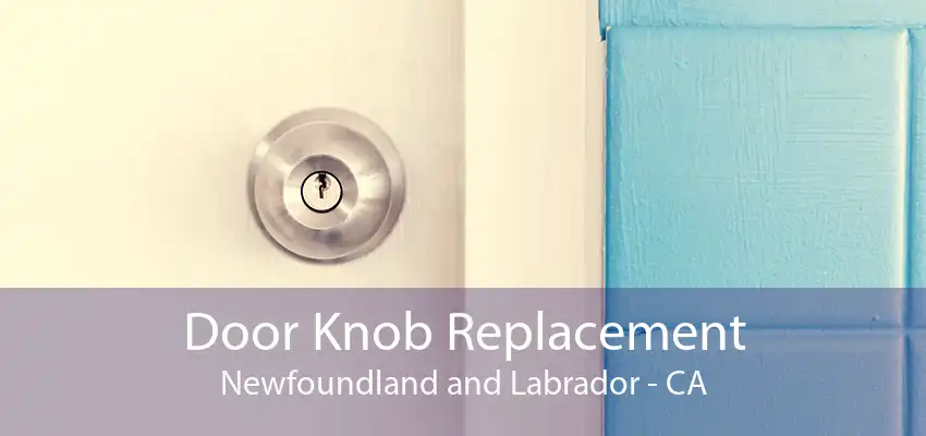 Door Knob Replacement Newfoundland and Labrador - CA