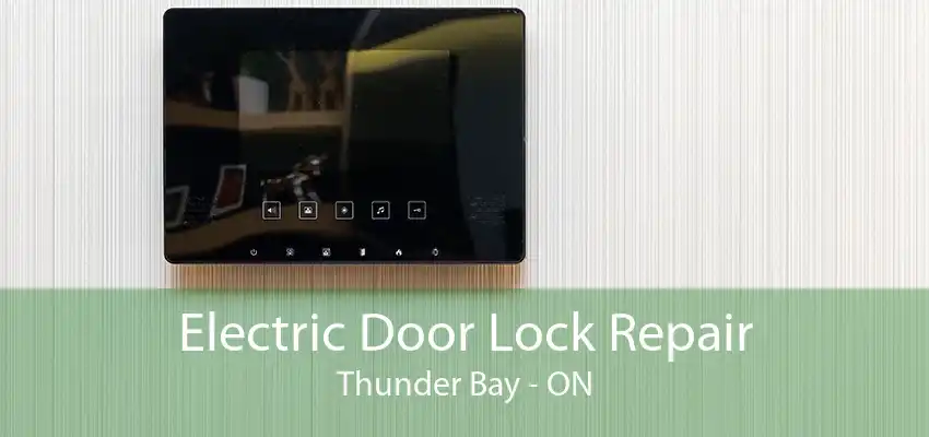 Electric Door Lock Repair Thunder Bay - ON