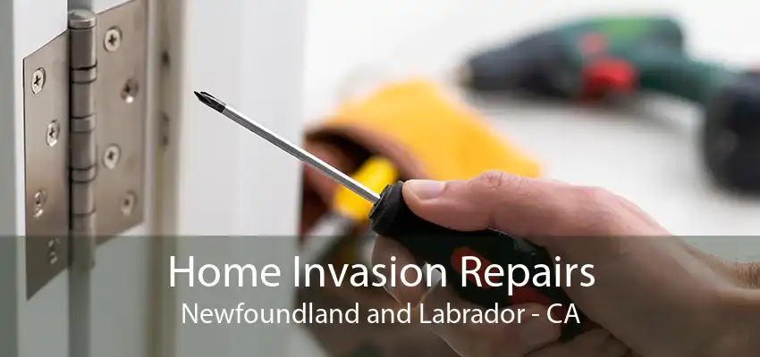 Home Invasion Repairs Newfoundland and Labrador - CA