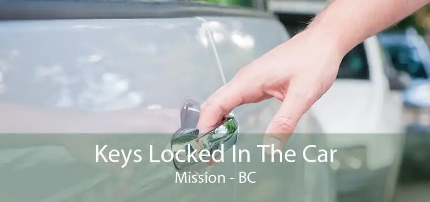 Keys Locked In The Car Mission - BC