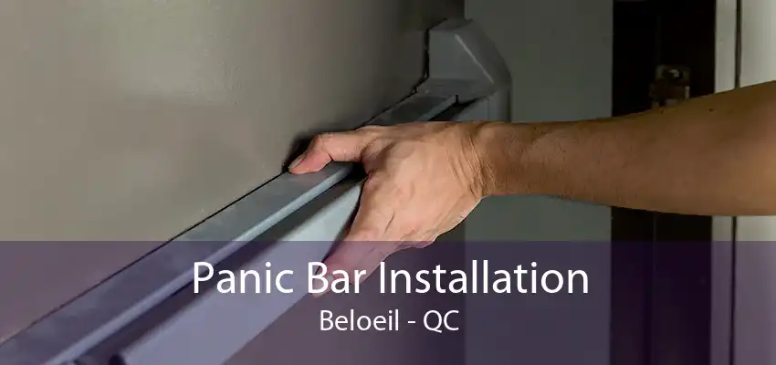 Panic Bar Installation Beloeil - QC