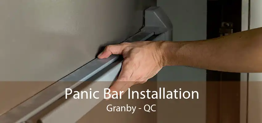 Panic Bar Installation Granby - QC