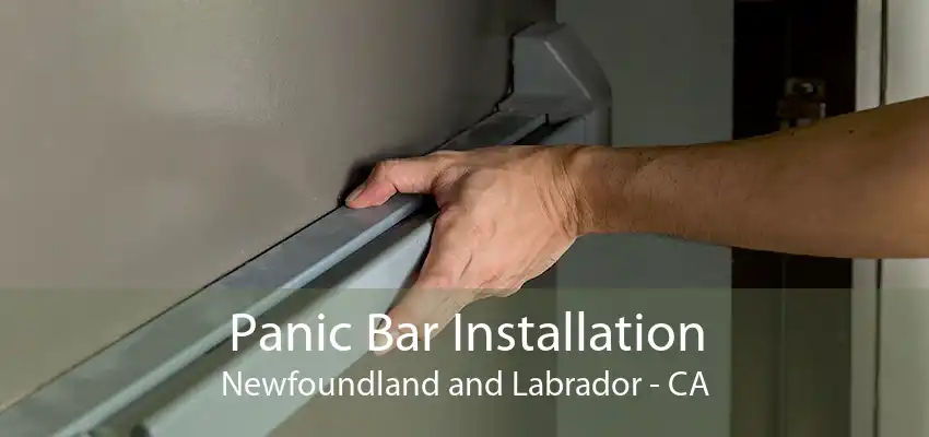 Panic Bar Installation Newfoundland and Labrador - CA