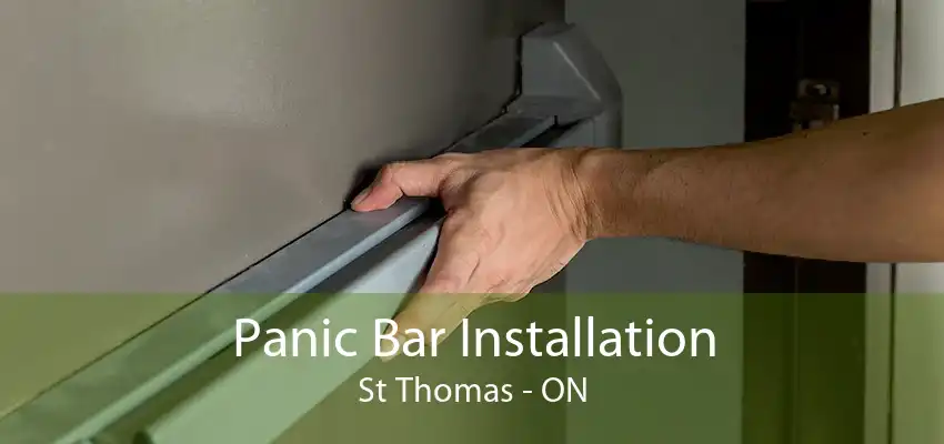 Panic Bar Installation St Thomas - ON