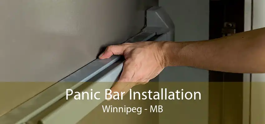 Panic Bar Installation Winnipeg - MB