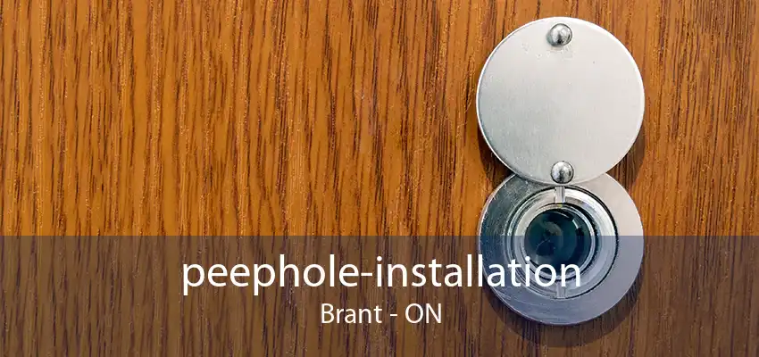 peephole-installation Brant - ON